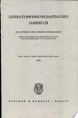 Lit. Jahrbuch 22 (1981)