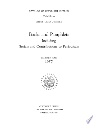 Catalog of Copyright Entries. Third Series