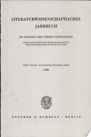 Lit. Jahrbuch 21 (1980)