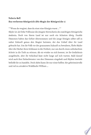 Das verlorene Königreich (Die Magie der Königreiche 1)