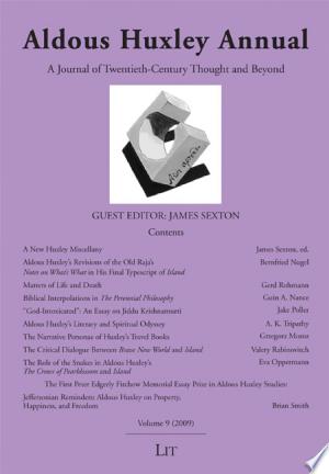 Aldous Huxley Annual