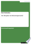 Die Metapher im Bedeutungswandel