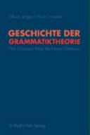 Geschichte der Grammatiktheorie