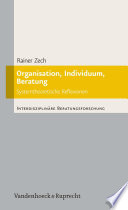 Organisation, Individuum, Beratung