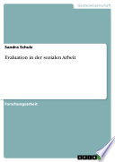 Evaluation in der sozialen Arbeit