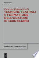 Tecniche teatrali e formazione dell’oratore in Quintiliano