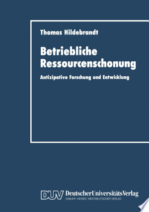 Betriebliche Ressourcenschonung