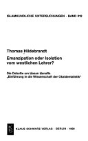 Emanzipation oder Isolation vom westlichen Lehrer?